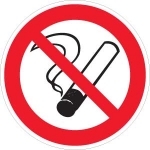Знак Курение запрещено Р01