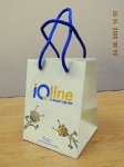 Бумажный пакет  из бумаги имитлин IQ Line